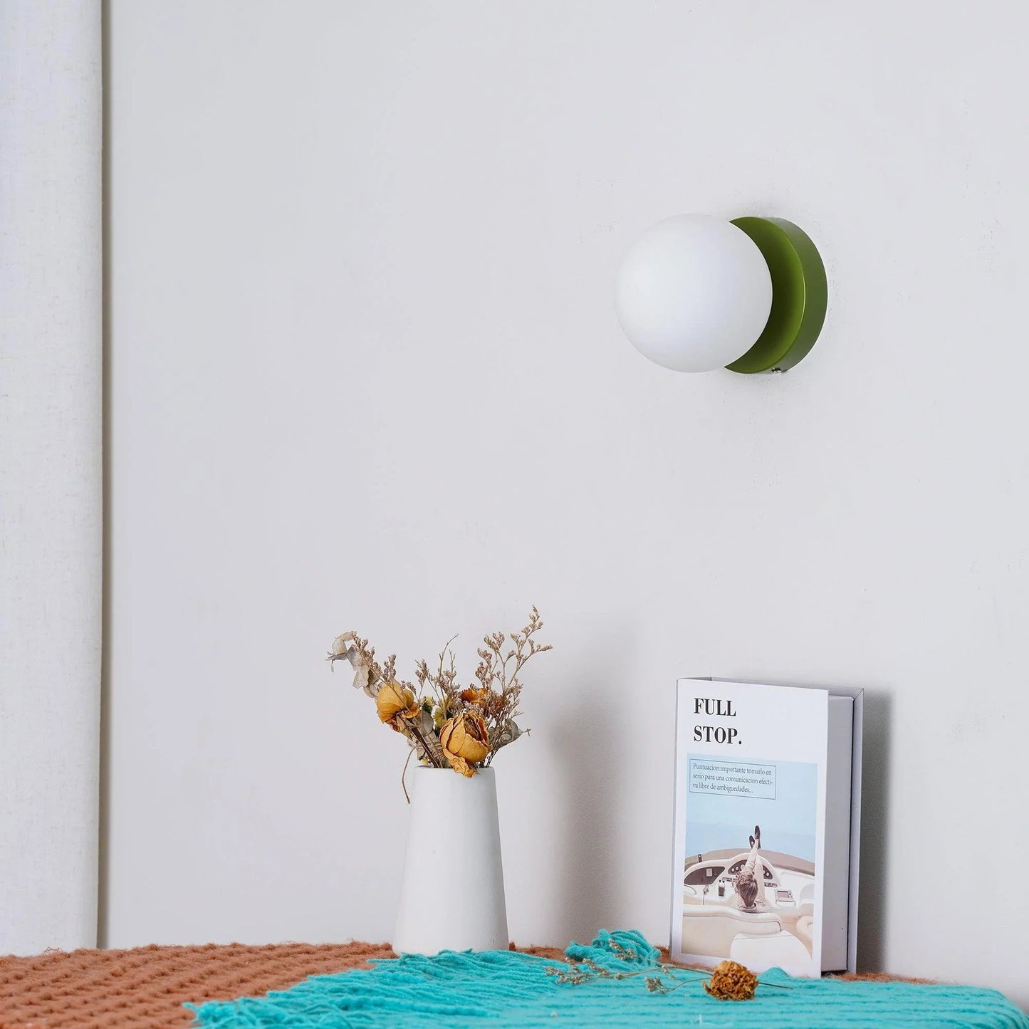 Globe Glass Wall Sconce - Modern LED Wall Light - Stylish Fixture - Image 2