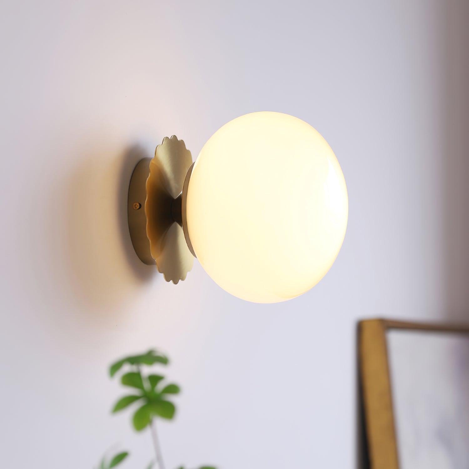 Globe Glass Wall Sconce - Stylish Iron Fixture - Modern Lighting - Image 3