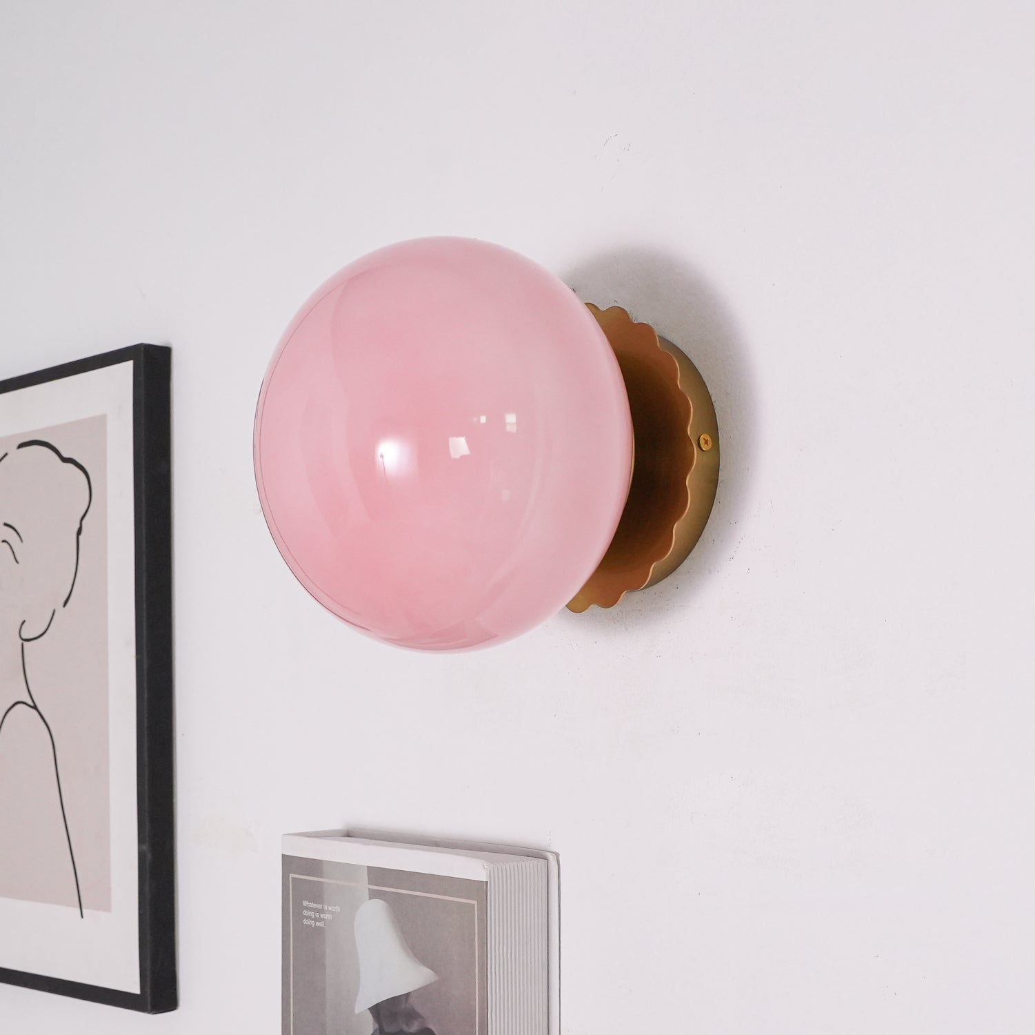 Globe Glass Wall Sconce - Stylish Iron Fixture - Modern Lighting - Image 4