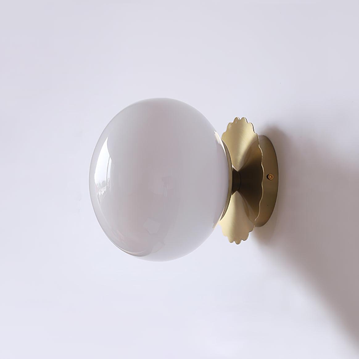 Globe Glass Wall Sconce - Stylish Iron Fixture - Modern Lighting - Image 7
