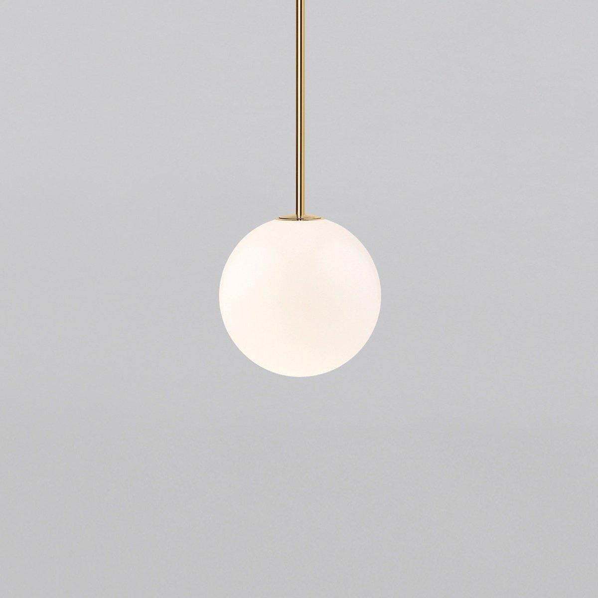 Globe Pendant Light - Glass Shade - Minimalist Style - Metal Accents - Image 6