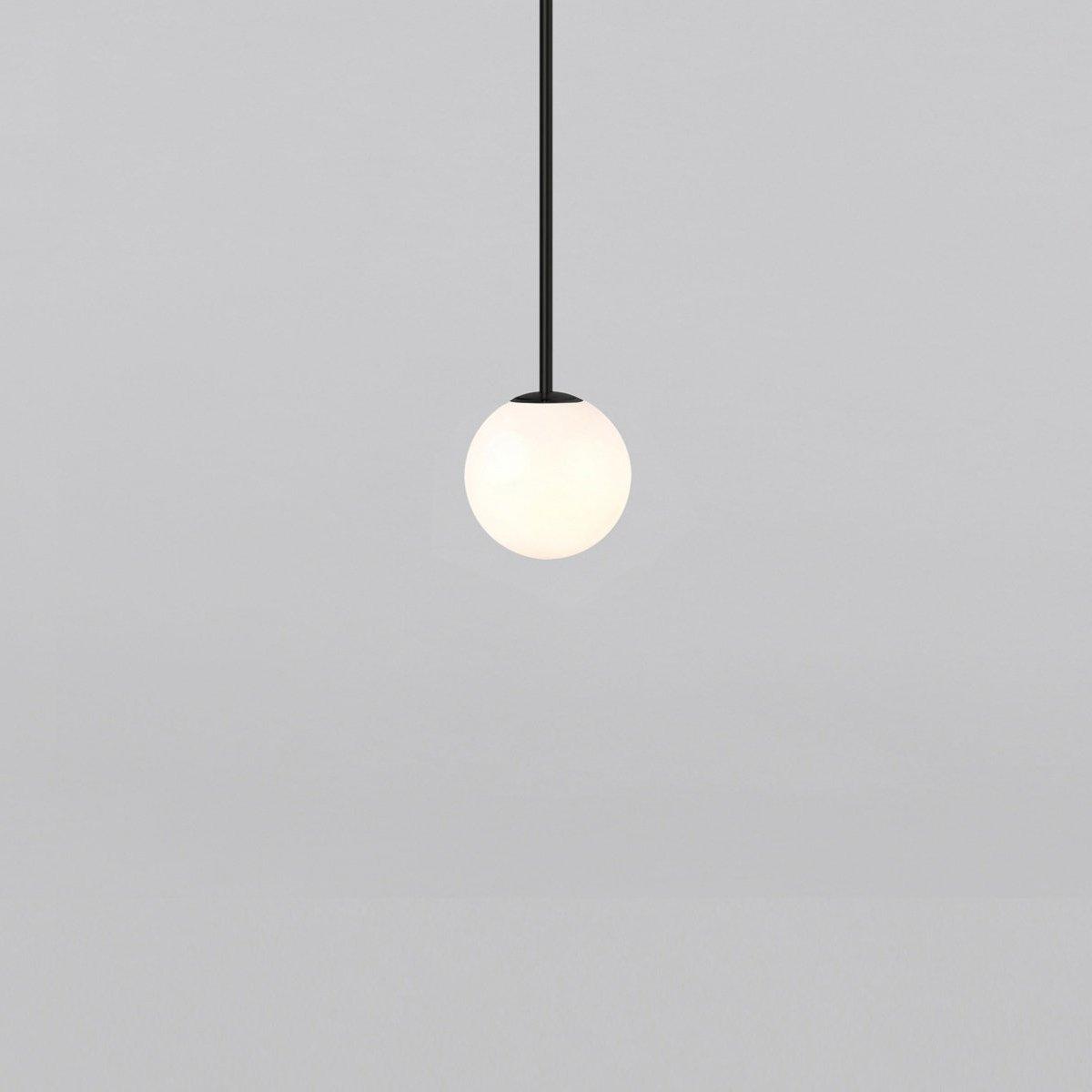 Globe Pendant Light - Glass Shade - Minimalist Style - Metal Accents - Image 7