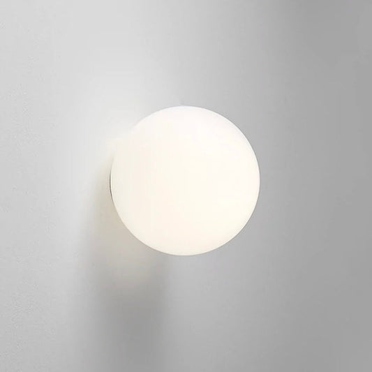 Globe Wall Light - Modern Glass Sconce - Elegant Indoor Lighting - Image 1