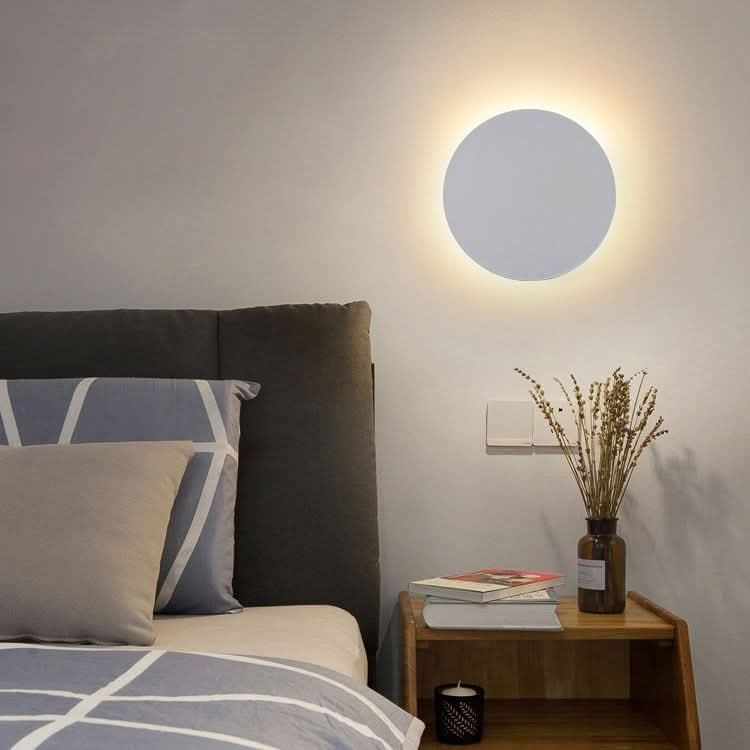 GlowNight Metal Round LED Wall Light - Set of 2