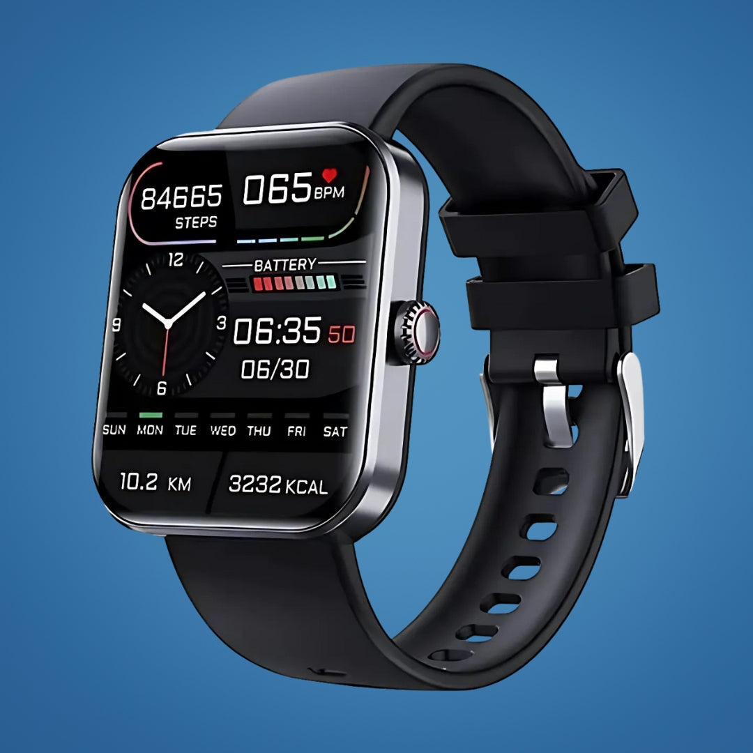 Glucowatch | Non-Invasive Blood Glucose Smartwatch – Real-Time Monitoring, Trend Tracking & Personalised Alerts Bella
