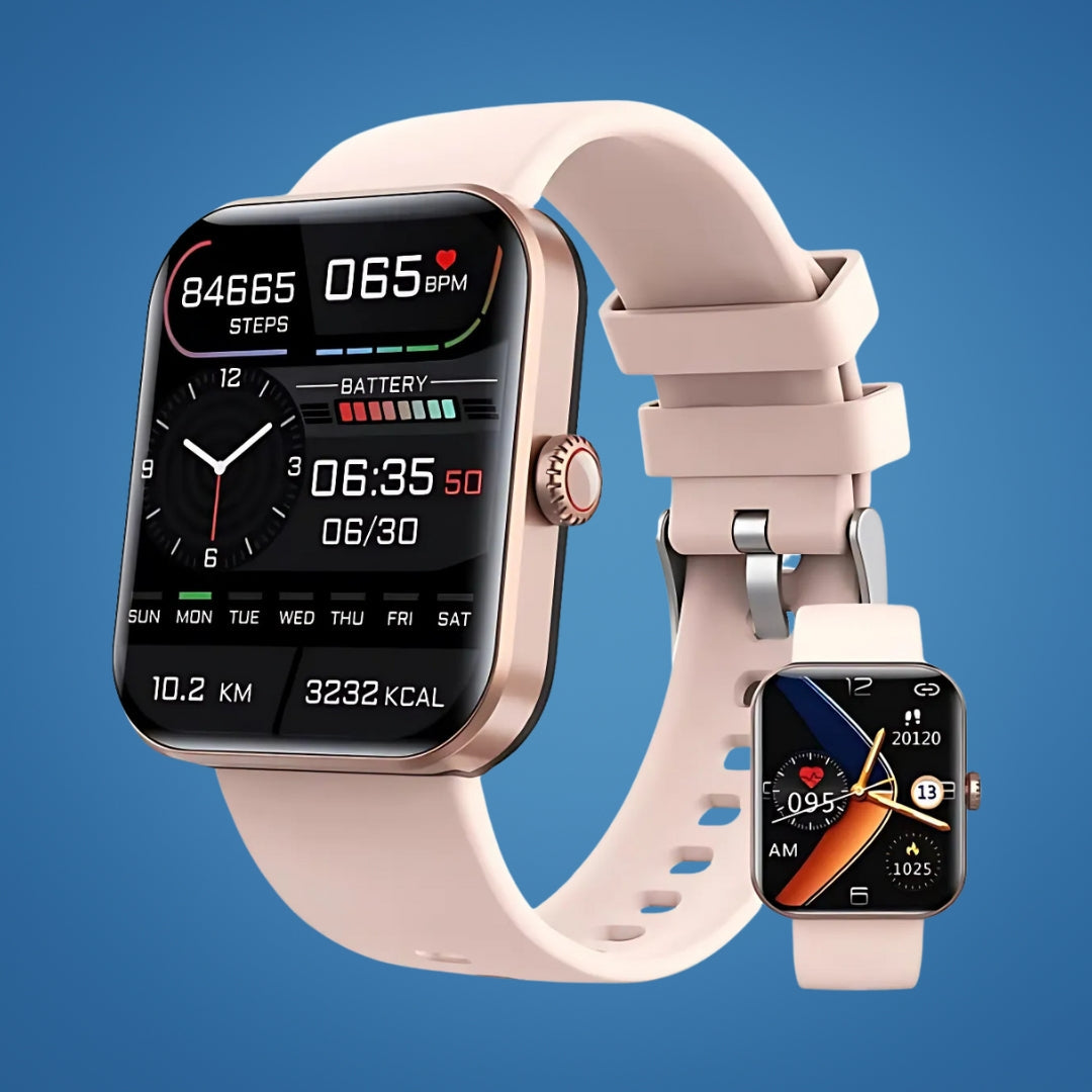 Glucowatch | Non-Invasive Blood Glucose Smartwatch – Real-Time Monitoring, Trend Tracking & Personalised Alerts Bella