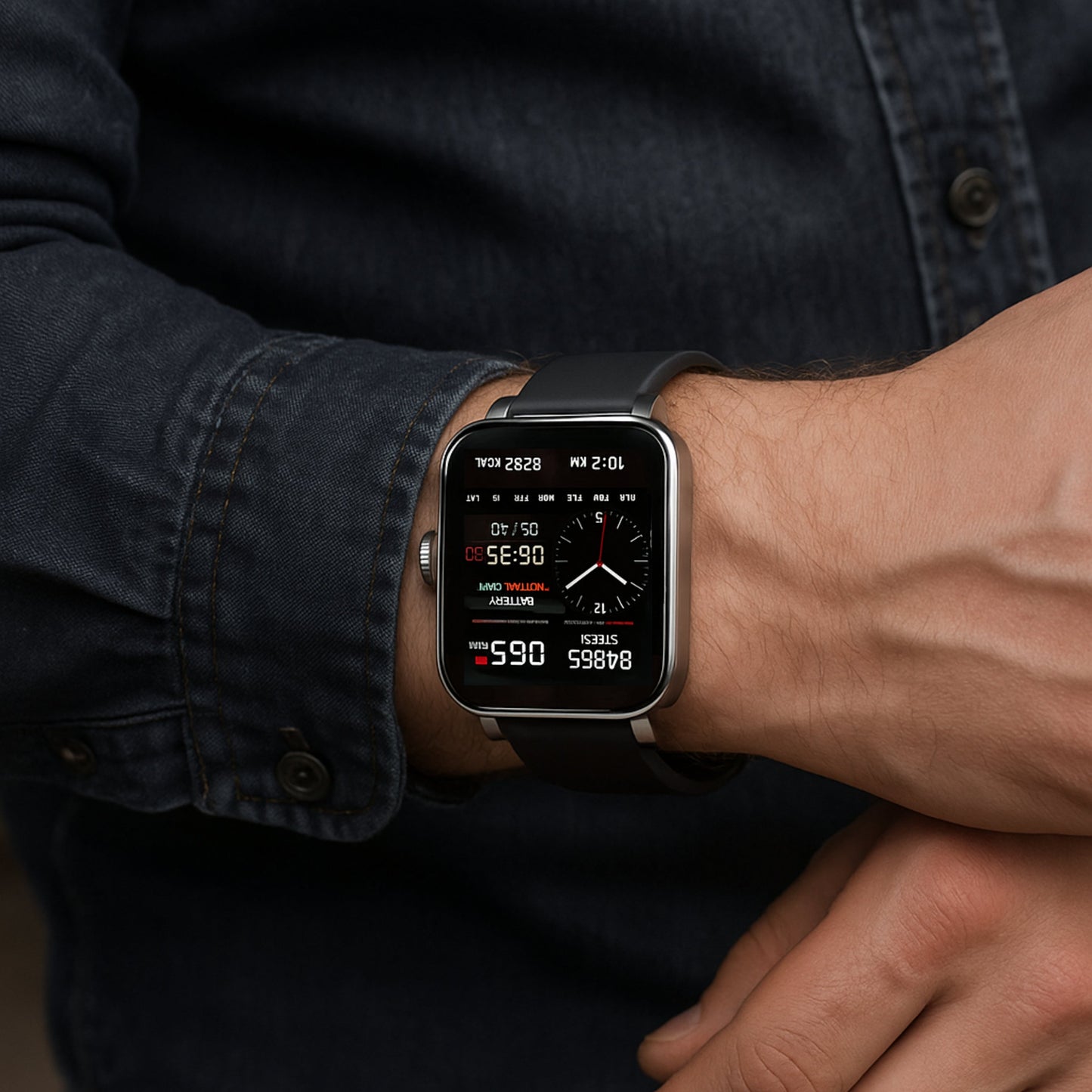 Glucowatch | Non-Invasive Blood Glucose Smartwatch – Real-Time Monitoring, Trend Tracking & Personalised Alerts Bella