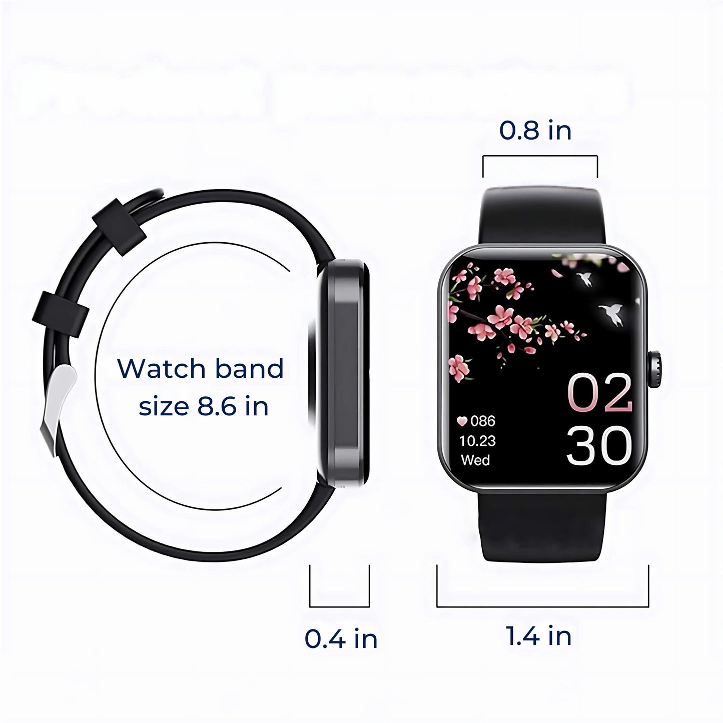 Glucowatch | Non-Invasive Blood Glucose Smartwatch – Real-Time Monitoring, Trend Tracking & Personalised Alerts Bella