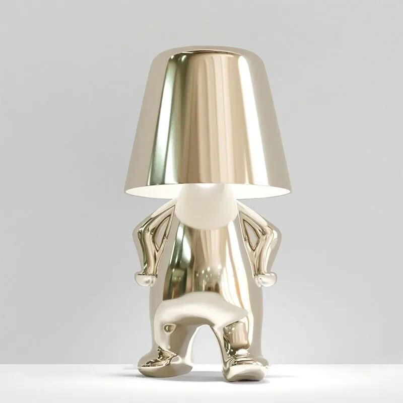 Goldie Resin Thinker LED Table Lamp