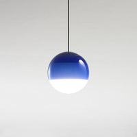 Gradient Glass Pendant Light - Modern Sphere Hanging Light - Stylish Ceiling Fixture