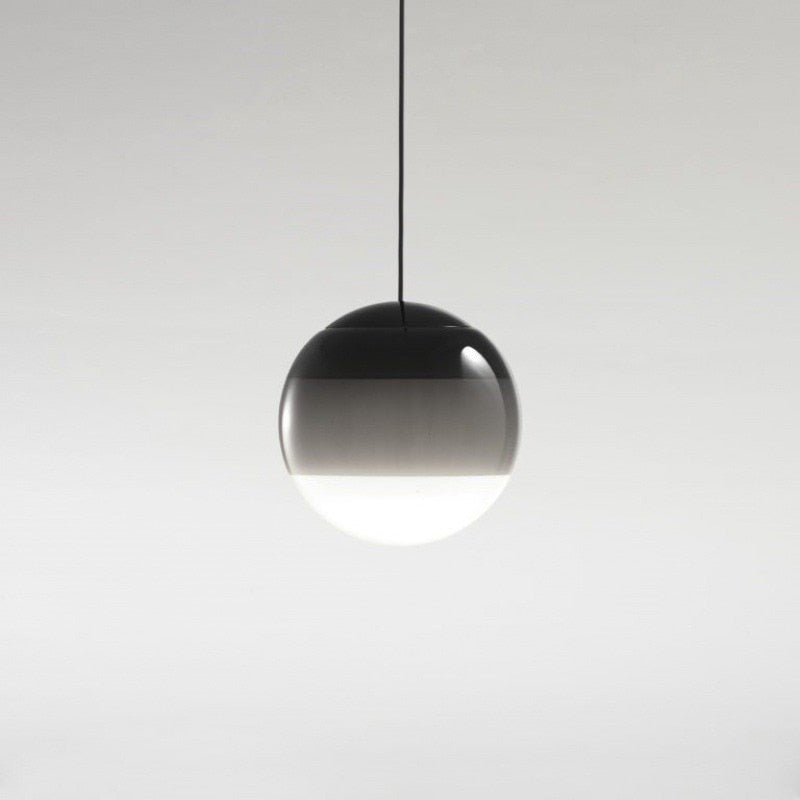Gradient Glass Pendant Light - Modern Sphere Hanging Light - Stylish Ceiling Fixture - Image 2