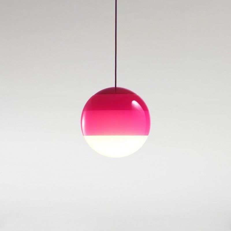 Gradient Glass Pendant Light - Modern Sphere Hanging Light - Stylish Ceiling Fixture - Image 4