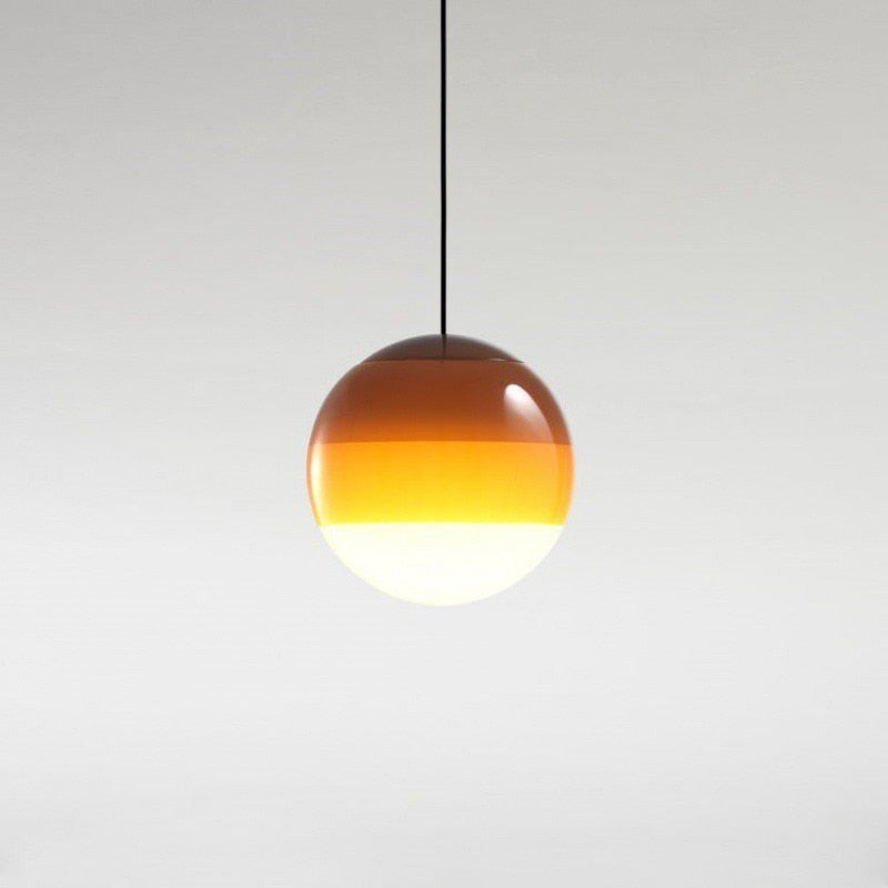 Gradient Glass Pendant Light - Modern Sphere Hanging Light - Stylish Ceiling Fixture - Image 5