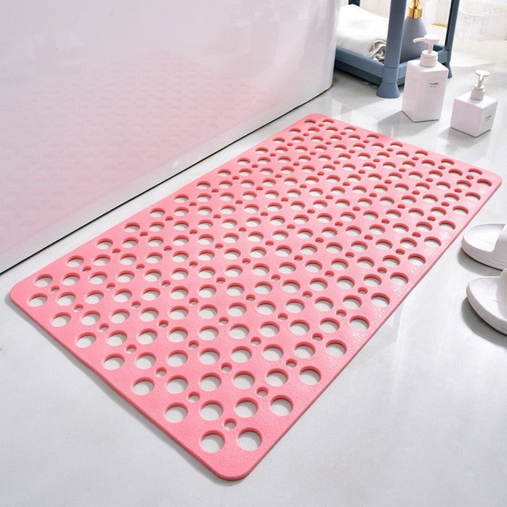 Gray Anti-Slip PVC Bath Mat - Shower & Bathtub Safety Mat - Image 9