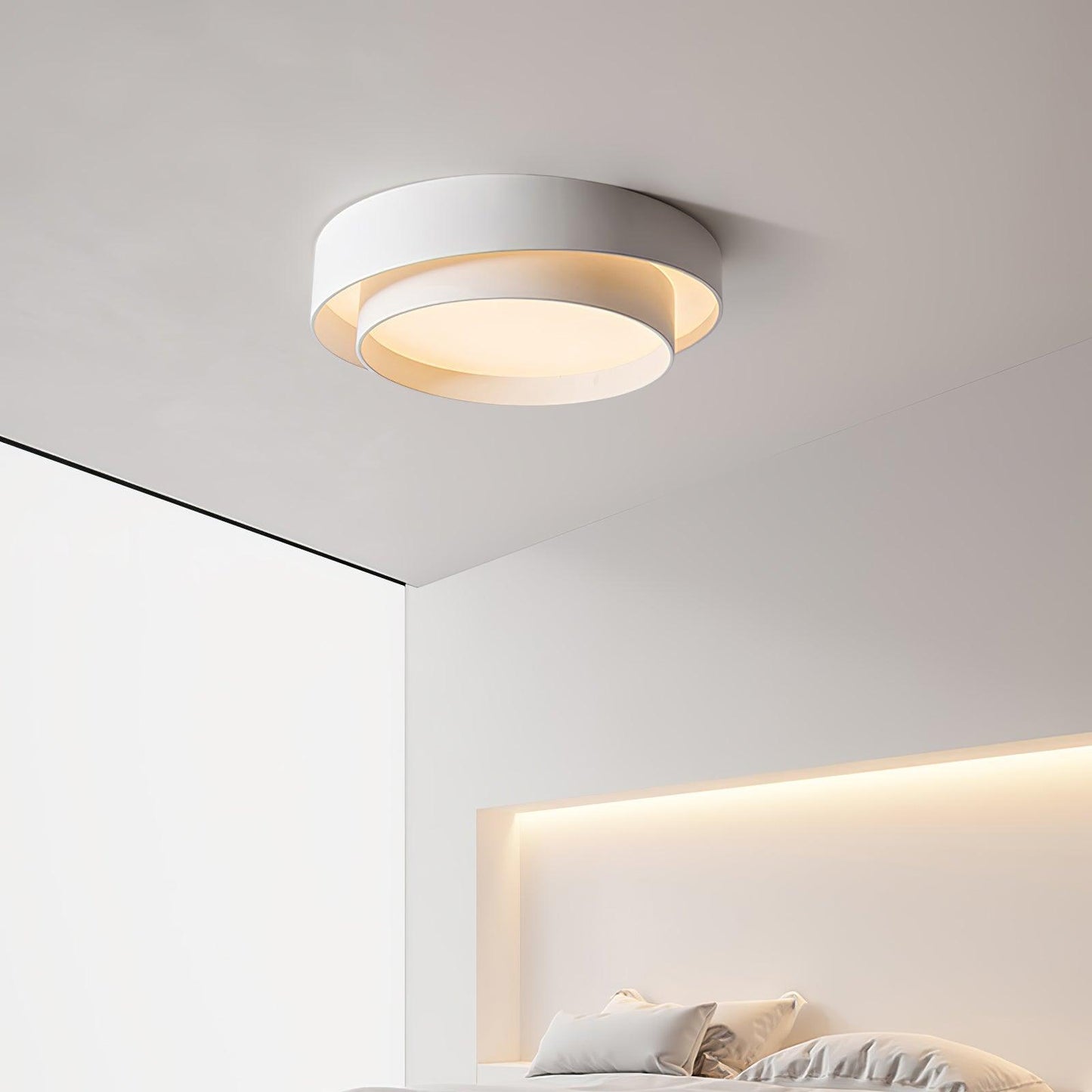 Halo LED Ceiling Lamp - Modern Round Fixture - Minimalist Design - Image 4