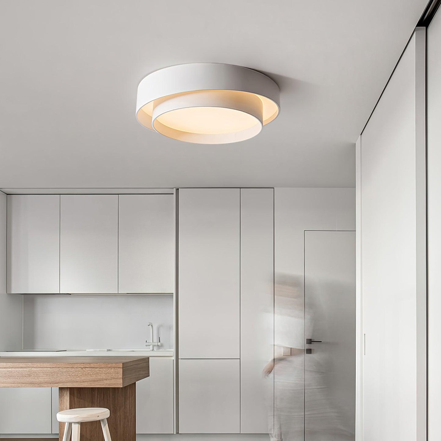 Halo LED Ceiling Lamp - Modern Round Fixture - Minimalist Design - Image 5