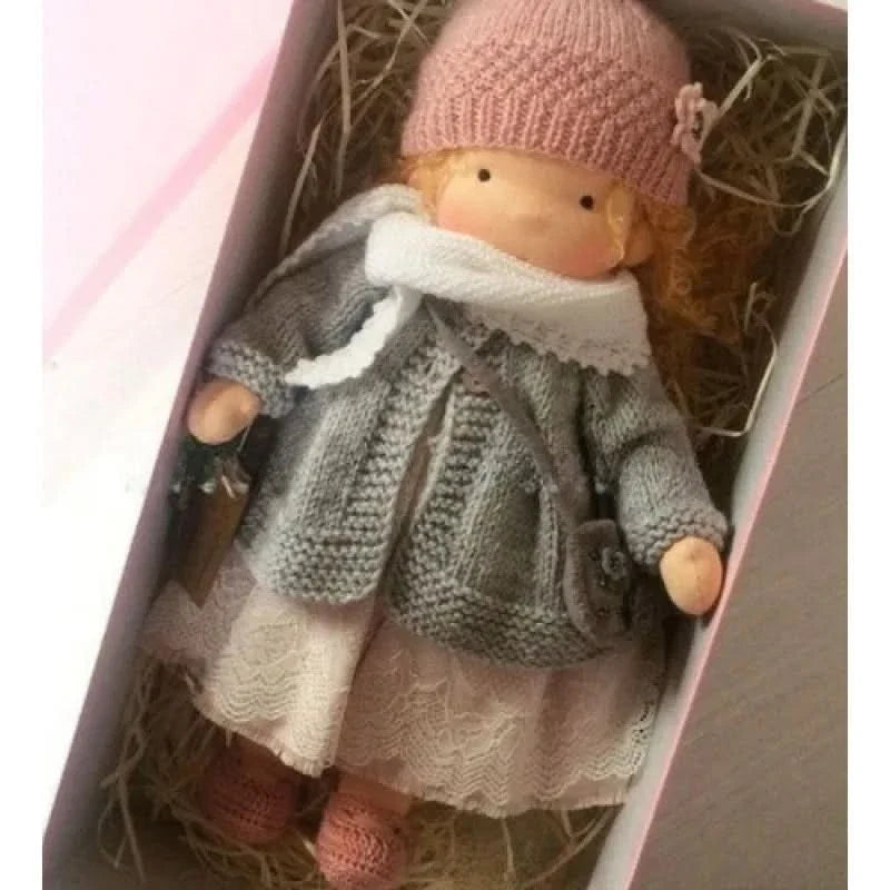 Handmade Cotton Plush Doll – Waldorf Style Elise Toy