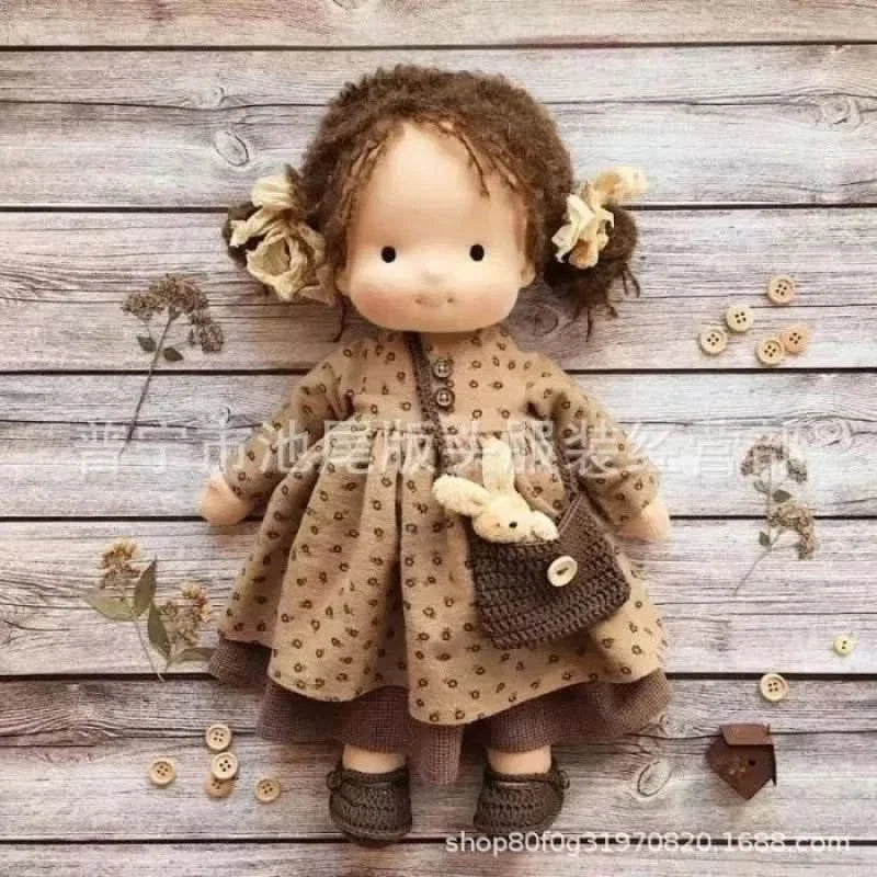 Handmade Cotton Plush Doll – Waldorf Style Elise Toy