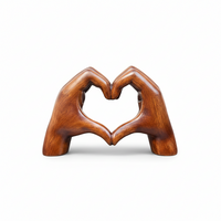 Handmade Wooden Heart Ornament – A Symbol of Love