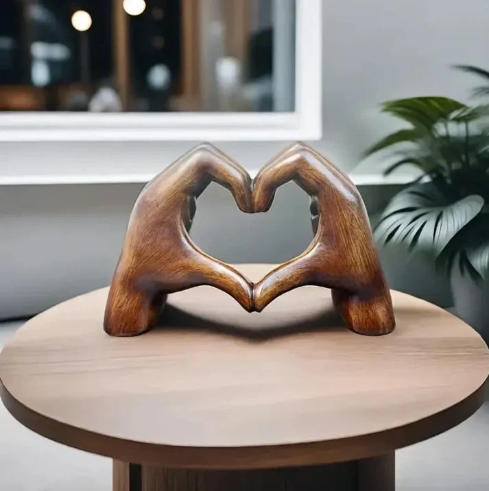 Handmade Wooden Heart Ornament – A Symbol of Love