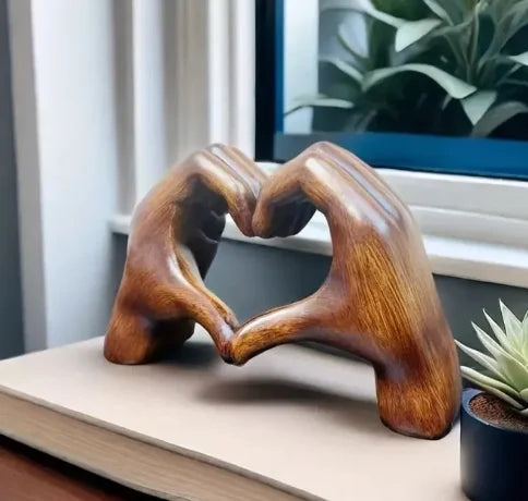 Handmade Wooden Heart Ornament – A Symbol of Love