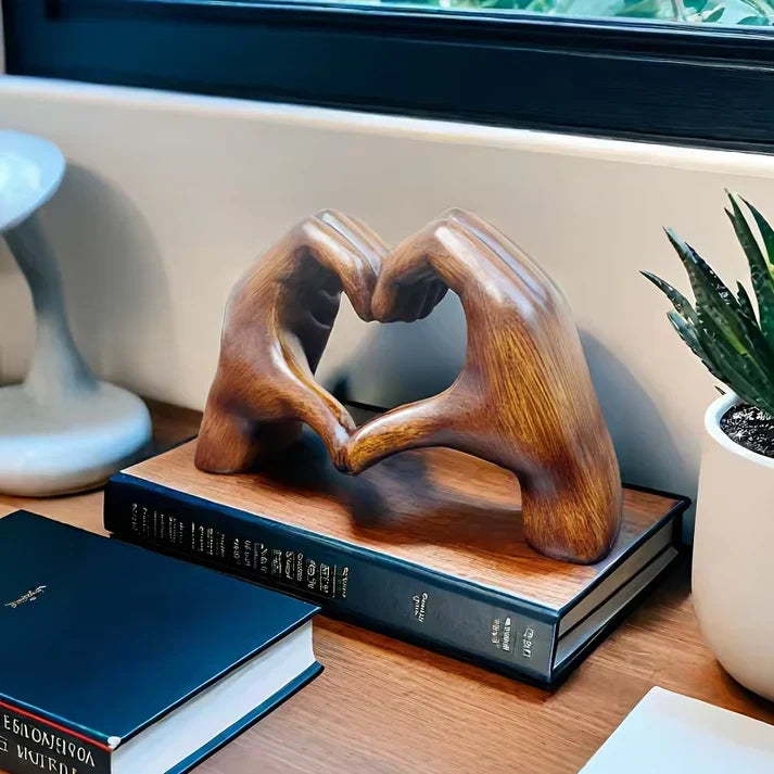 Handmade Wooden Heart Ornament – A Symbol of Love