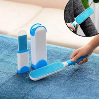 HandyBrush | Double-Sided Reusable Pet Hair Remover with Self-Cleaning Base