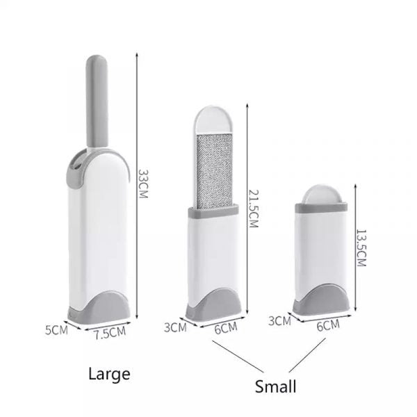HandyBrush | Double-Sided Reusable Pet Hair Remover with Self-Cleaning Base