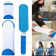 HandyBrush | Double-Sided Reusable Pet Hair Remover with Self-Cleaning Base