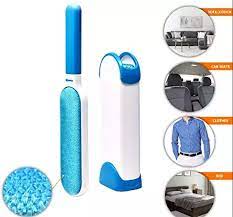 HandyBrush | Double-Sided Reusable Pet Hair Remover with Self-Cleaning Base