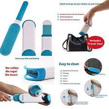 HandyBrush | Double-Sided Reusable Pet Hair Remover with Self-Cleaning Base