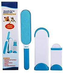 HandyBrush | Double-Sided Reusable Pet Hair Remover with Self-Cleaning Base