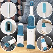 HandyBrush | Double-Sided Reusable Pet Hair Remover with Self-Cleaning Base