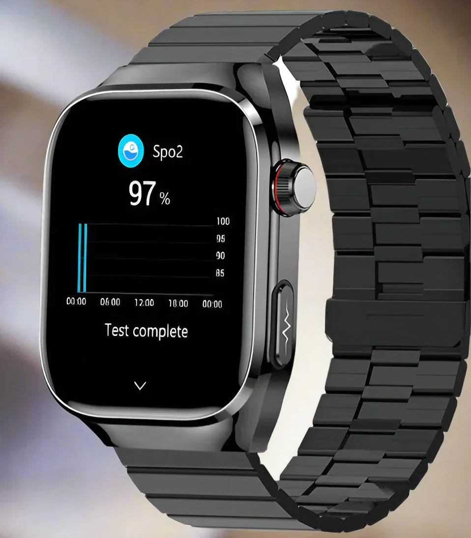 Health Smartwatch with ECG and 2.04 AMOLED Display – Monitor Heart Rate, Blood Sugar and More