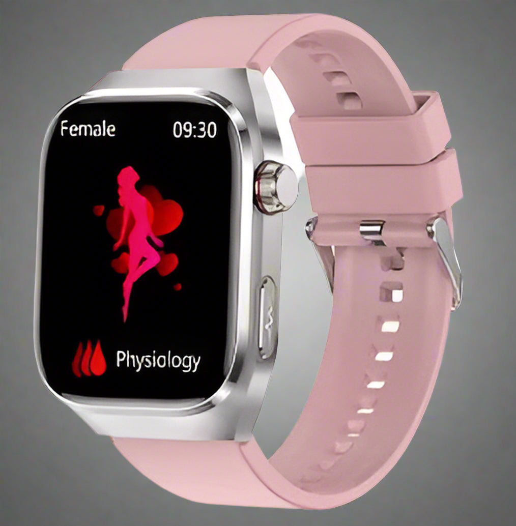 Health Smartwatch with ECG and 2.04 AMOLED Display – Monitor Heart Rate, Blood Sugar and More