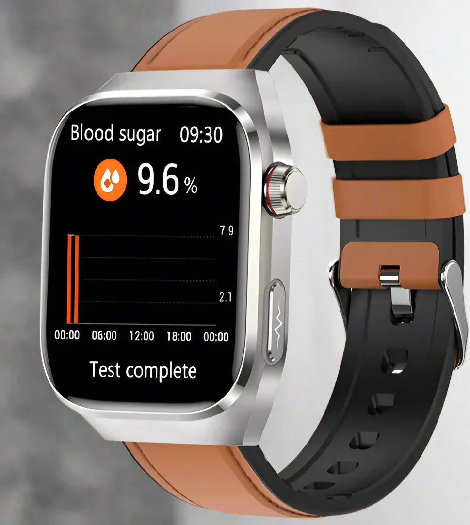 Health Smartwatch with ECG and 2.04 AMOLED Display – Monitor Heart Rate, Blood Sugar and More