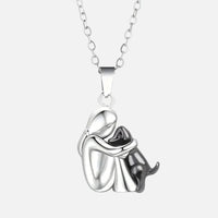Heart and Dog Pendant Necklace for Animal Lovers