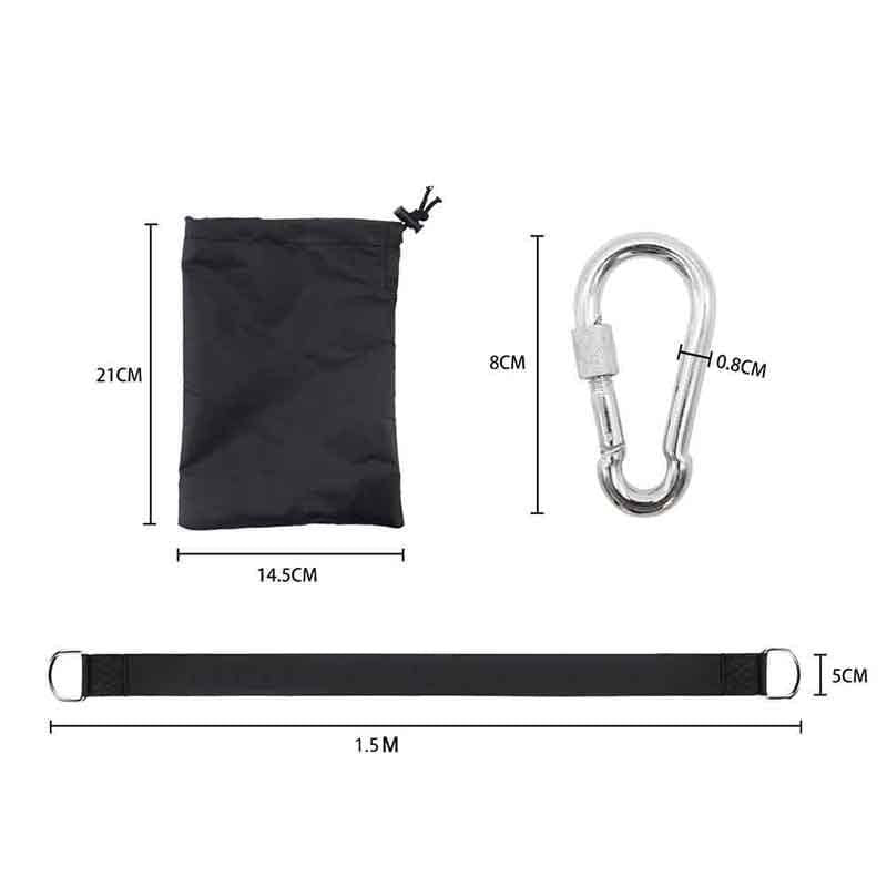 Heavy-Duty Tree Swing and Hammock Hanging Straps Kit