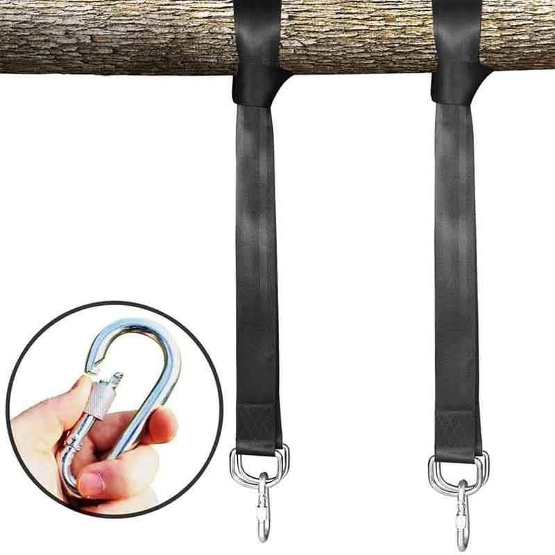 Heavy-Duty Tree Swing and Hammock Hanging Straps Kit