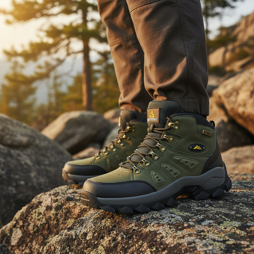 High Ankle Support Hiking Boots