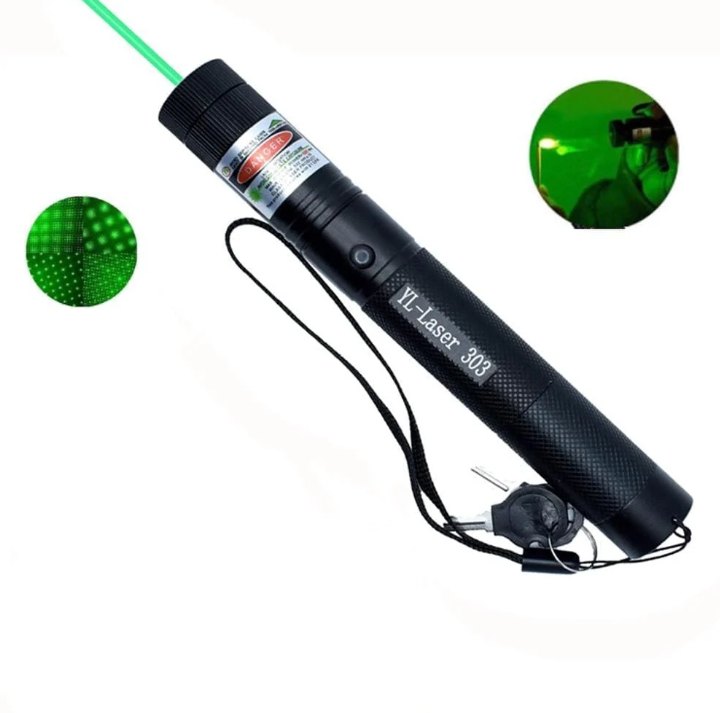 High-Intensity Portable Laser Pointer for Presentations & Outdoors