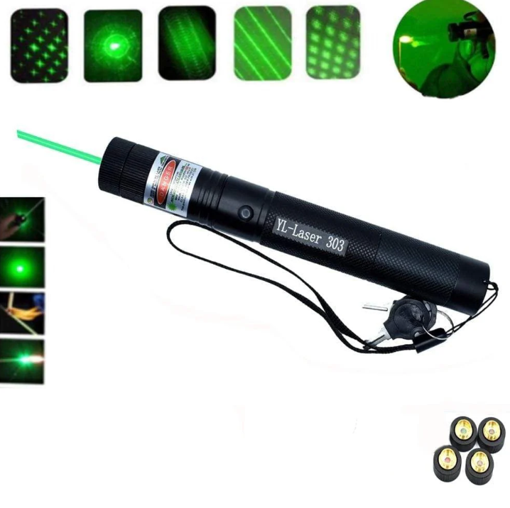 High-Intensity Portable Laser Pointer for Presentations & Outdoors