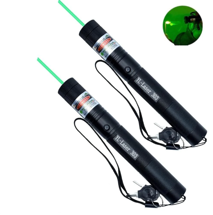 High-Intensity Portable Laser Pointer for Presentations & Outdoors