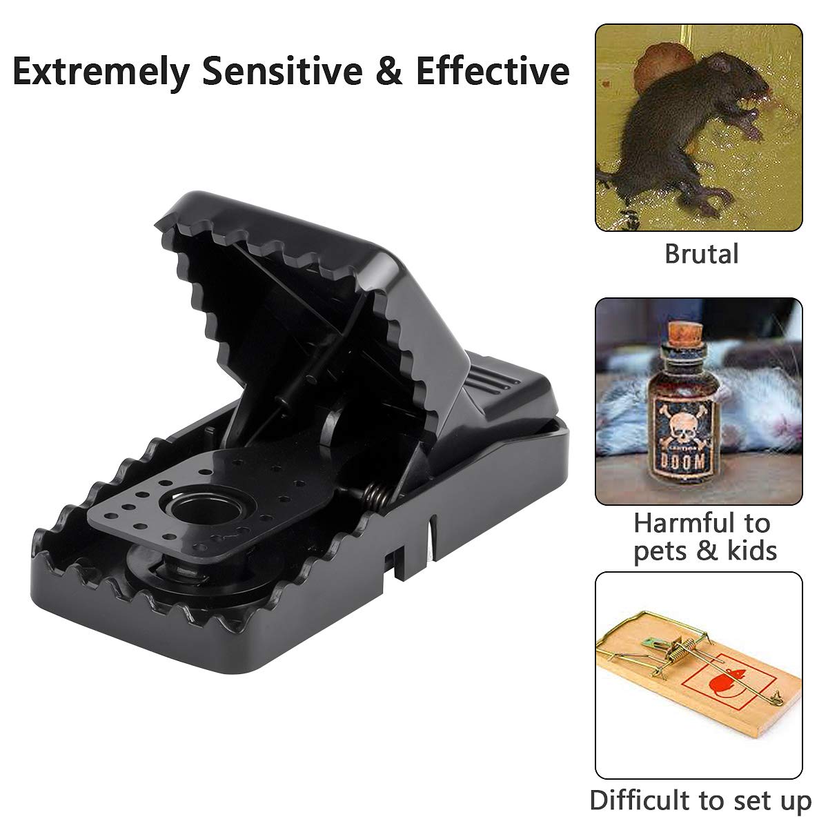 Highly Sensitive Reusable Mouse and Rat Trap