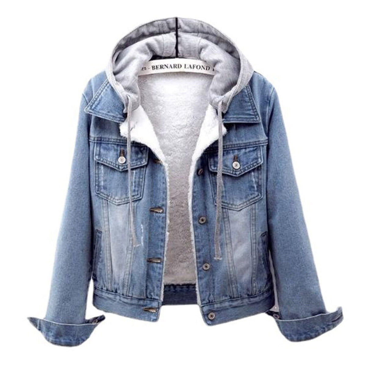 Hooded Denim Jacket