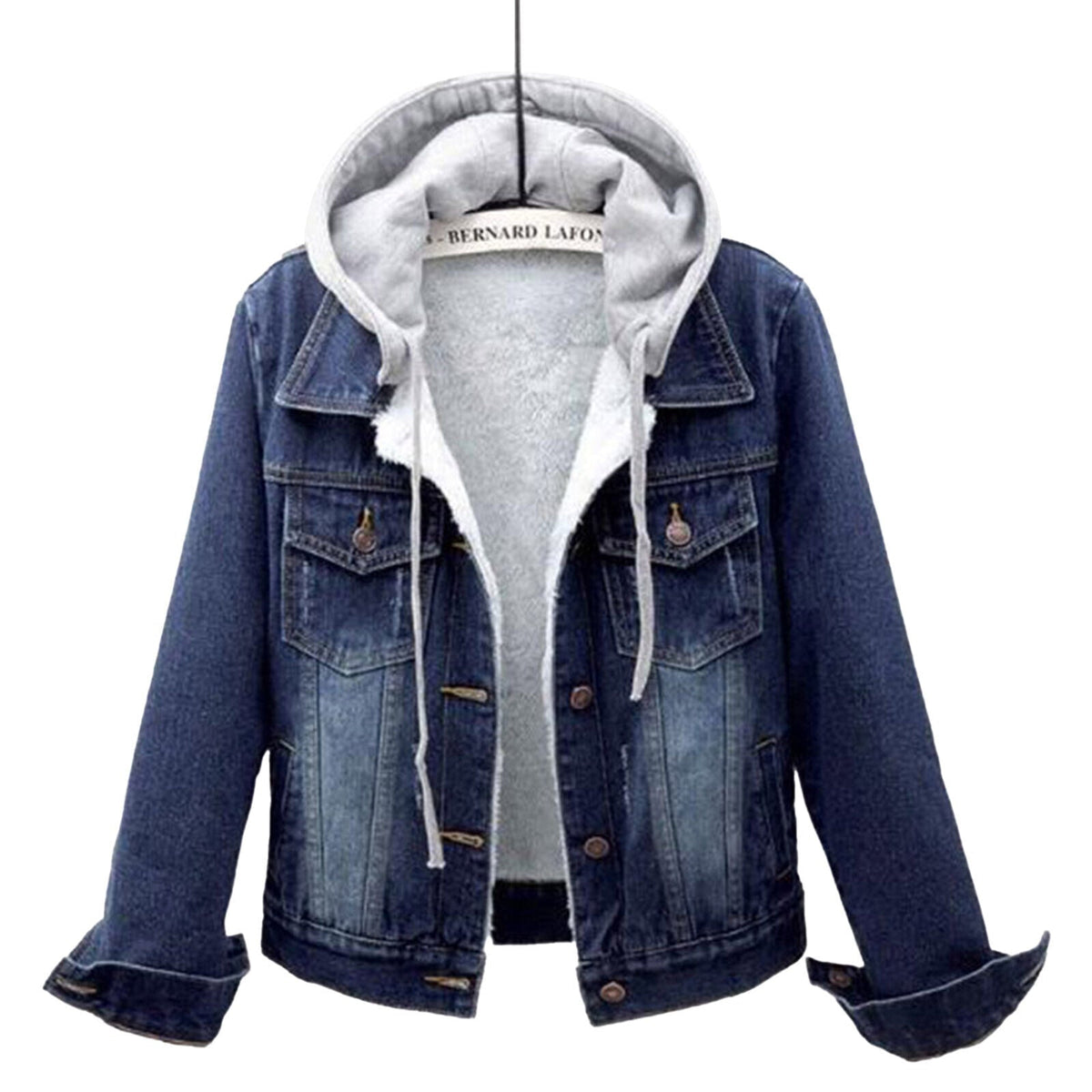 Hooded Denim Jacket