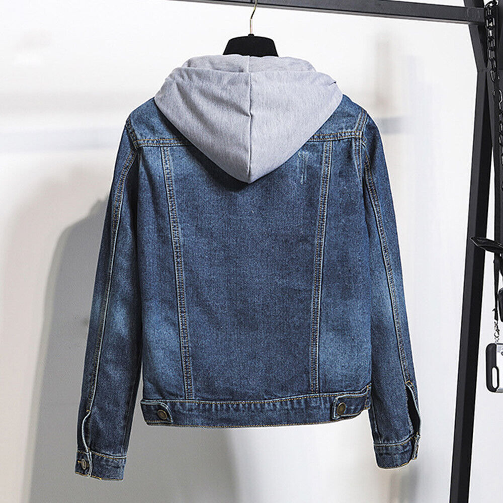 Hooded Denim Jacket