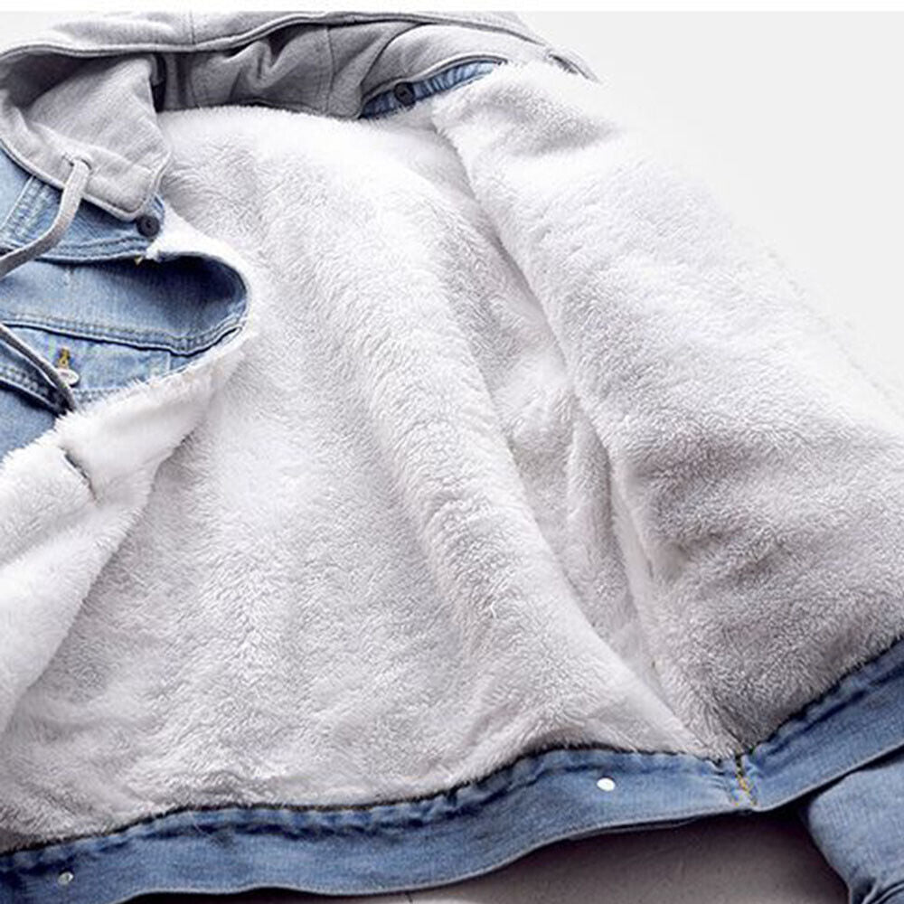 Hooded Denim Jacket