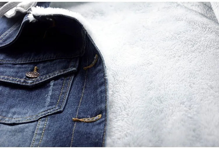 Hooded Denim Jacket