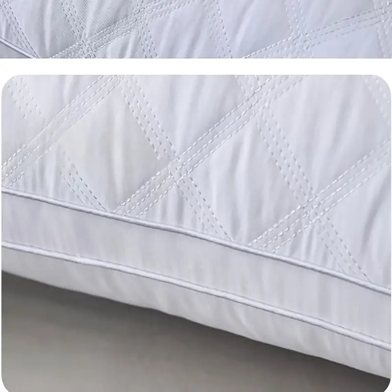 Hotel Pillow Set - Hypoallergenic White Bed Pillows - For Side and Back Sleepers - Image 4
